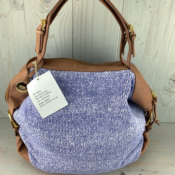 UGG Handbags - UGG KNIT ZIP SATCHEL PRIVIDENCE LILAC TOTE